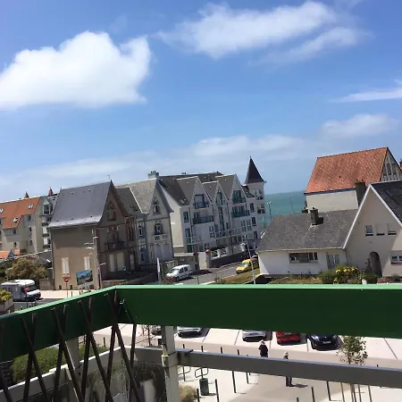 Vue Mer L'Aiglon T2 Balcon Parking Prive Wimereux Exterior photo